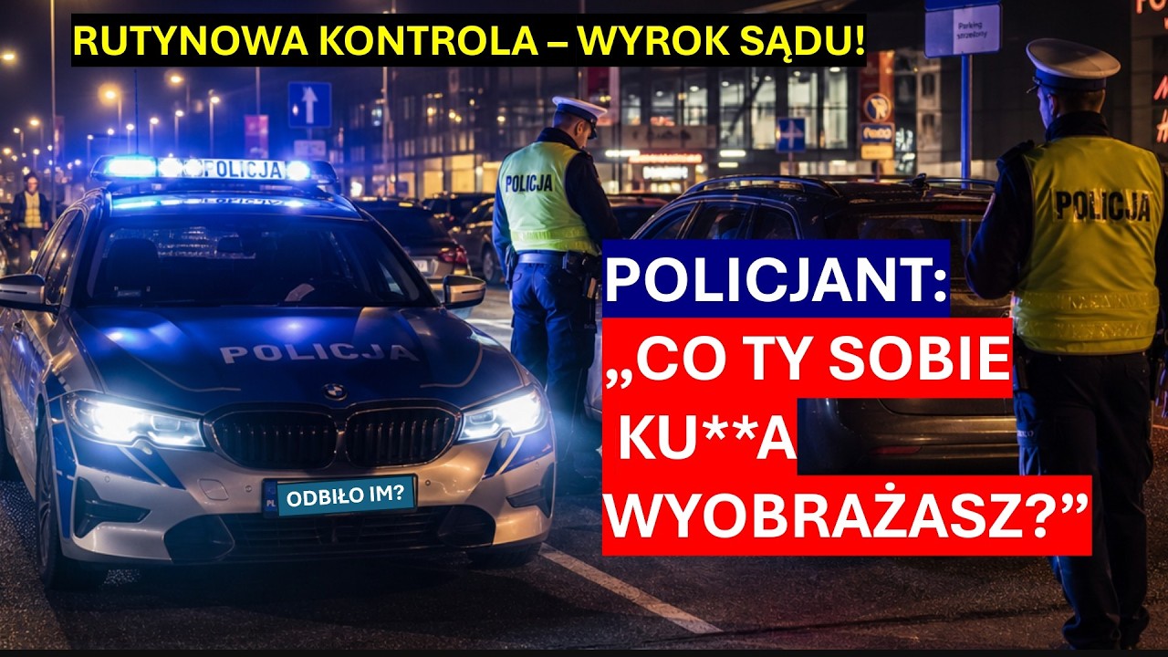 Arogancka rutynowa kontrola drogowa! Sąd prawomocnie: nie musisz się legitymować! Reupload odc. 295