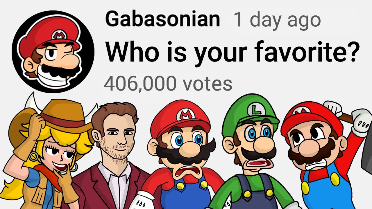 Funny Mario Poll Compilation 8 - Gabasonian