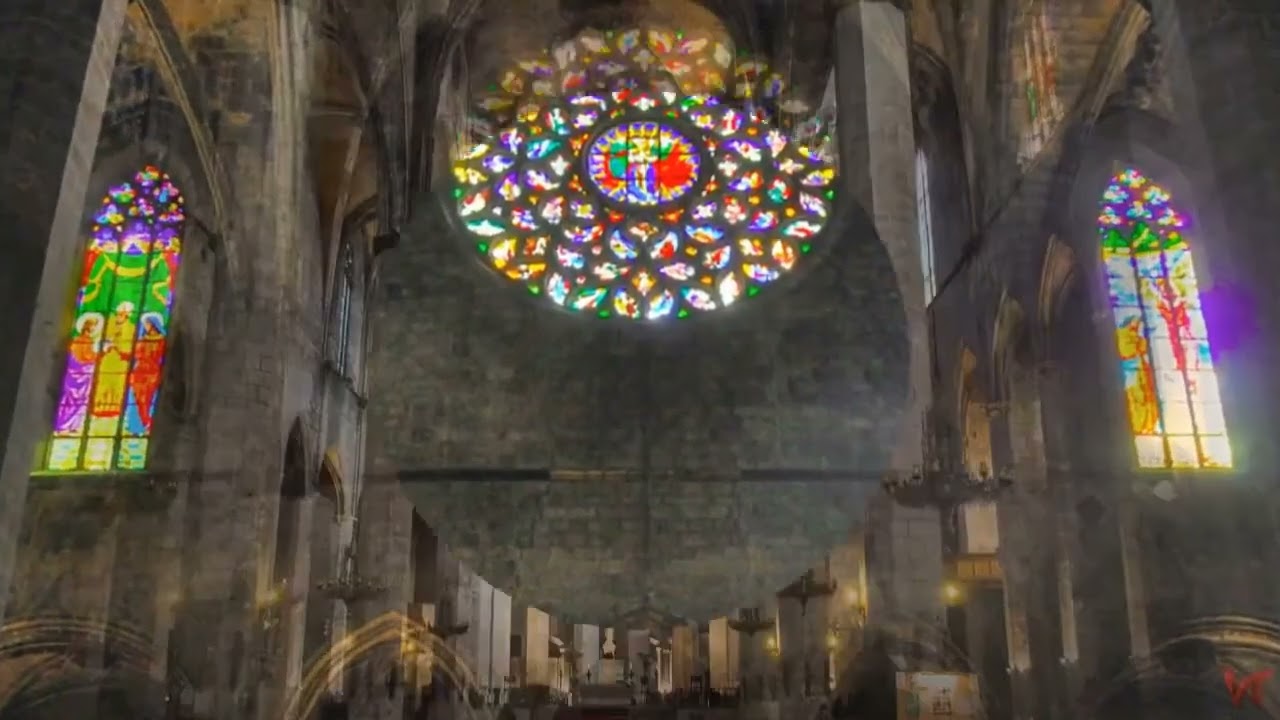 Готический собор Санта-Мария-дель-Мар (кат. Santa Maria del Mar), Испания, Барселона