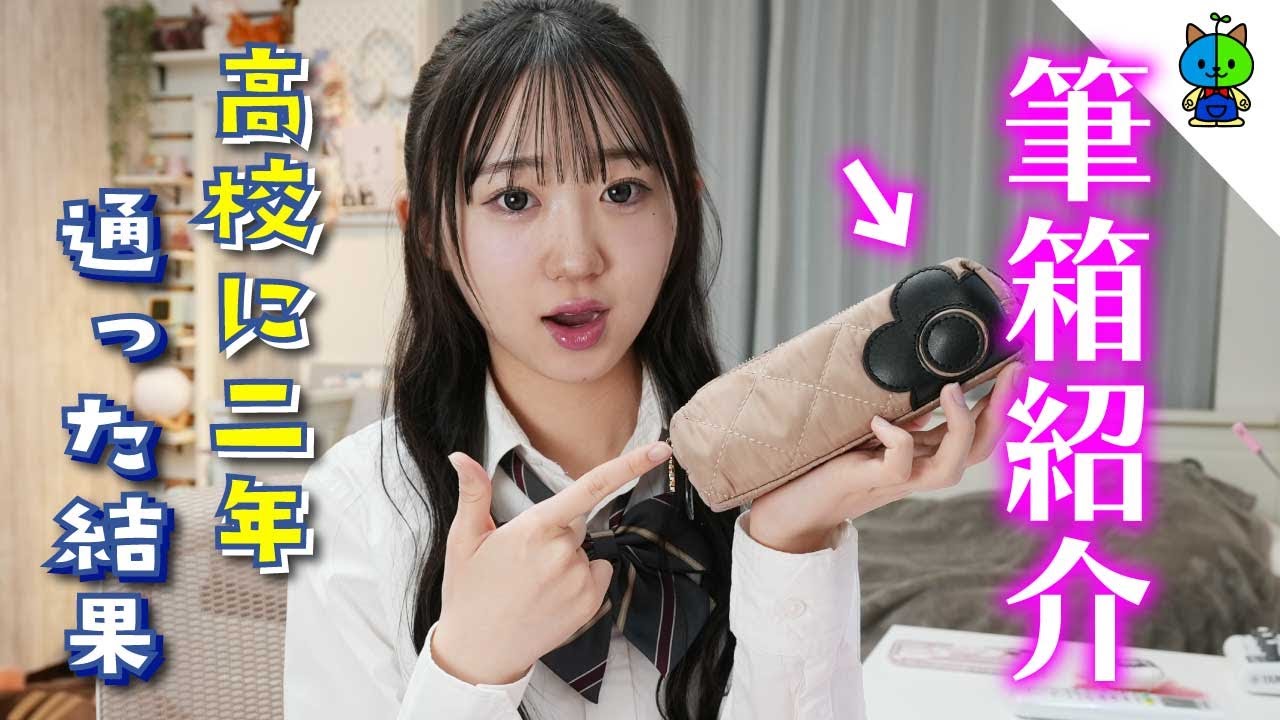 新入学生必見！高校2年通った結果！ももかのペンポーチの中身は…【筆箱】