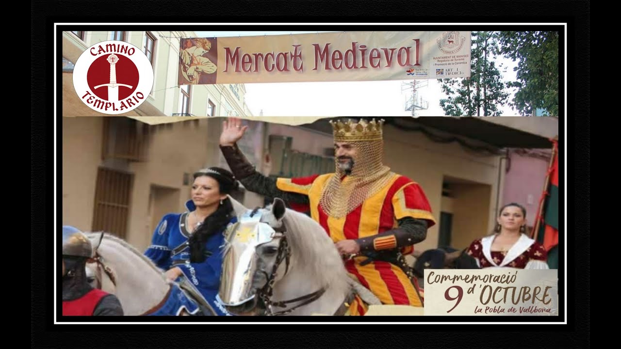Mercado medieval de La Pobla de Vallbona 2021.