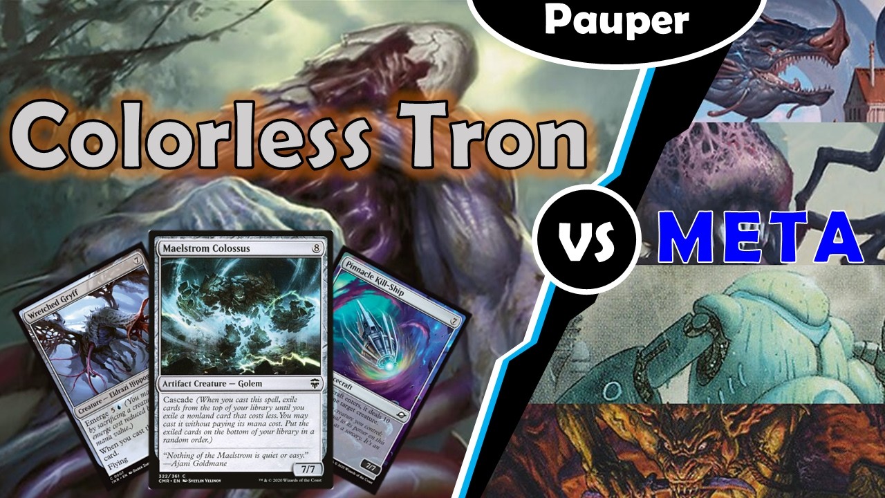 Colorless Tron | It Is Not PowerLess Though | Pauper Match Gameplay | MTGO