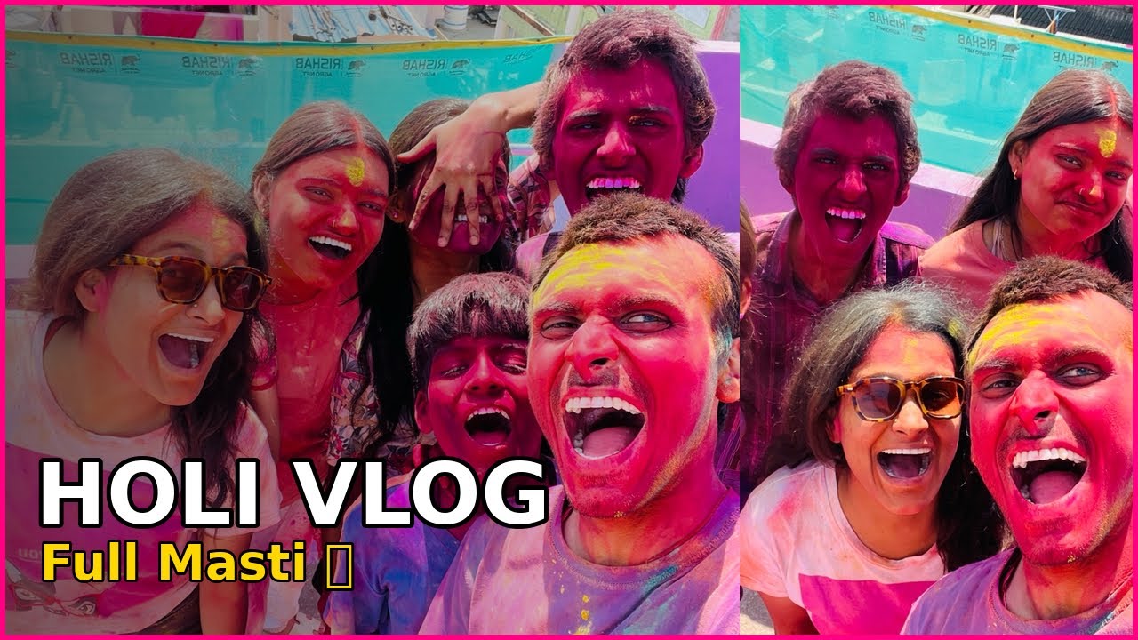 Puri Tarah Rang Gaye! 😱 | Holi Fun Vlog