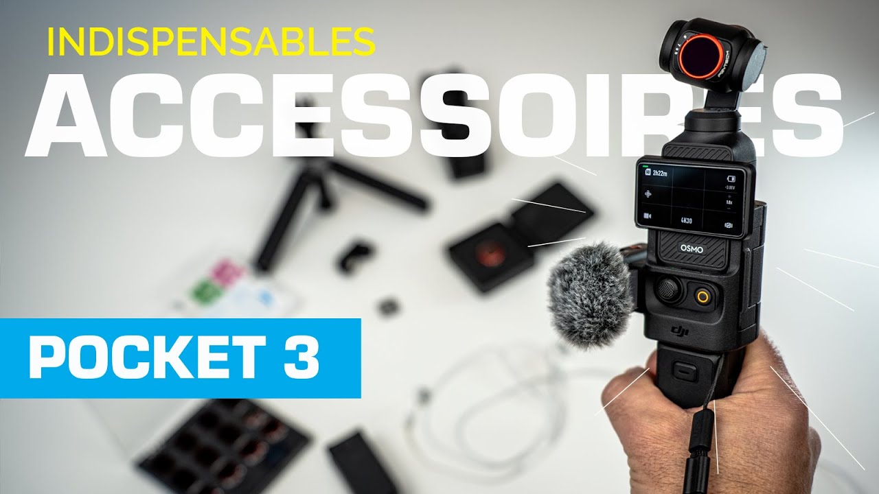 DJI POCKET 3 : Les ACCESSOIRES indispensables