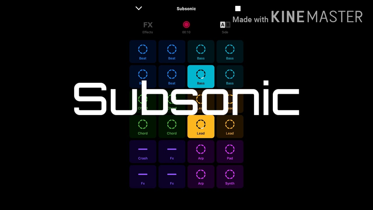 Drum and bass - subsonic(groove pad)| how to play subsonic