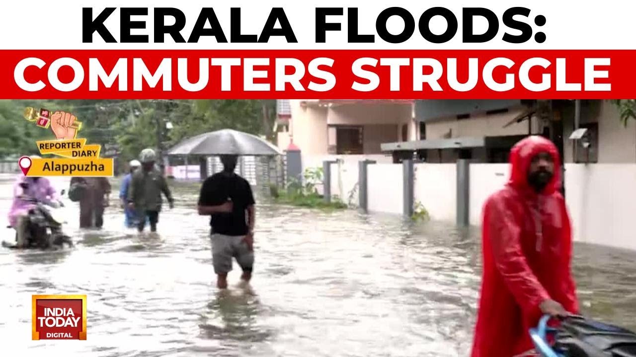 Kerala Grapples with Severe Waterlogging as Heavy Rainfall Continues