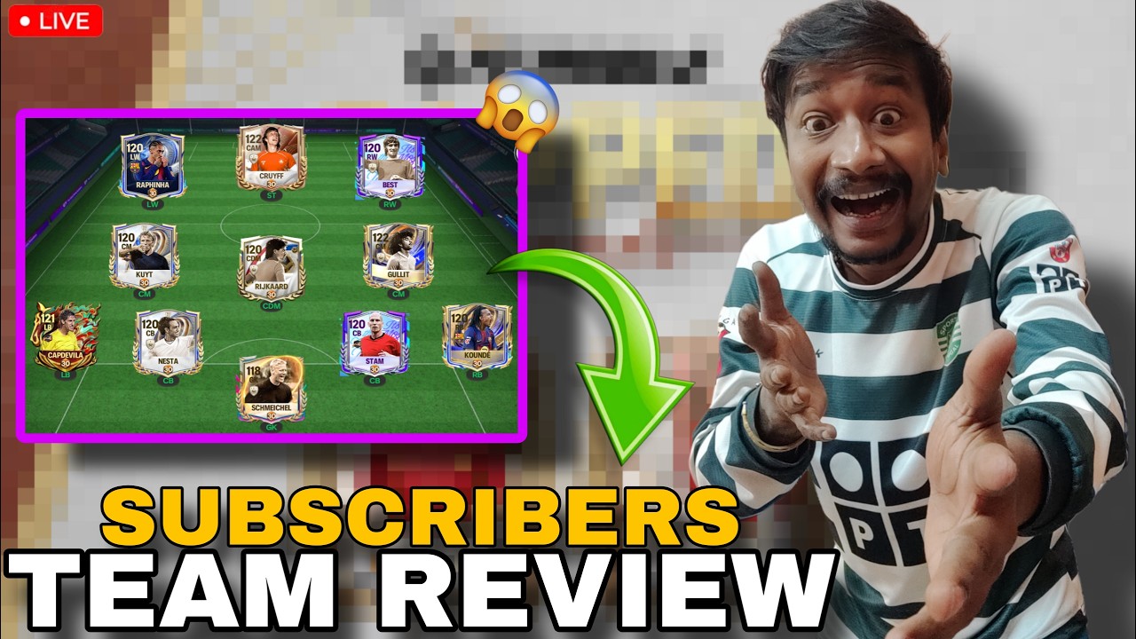 TEAM REVIEW & PLAYER SUGGESTIONS || CAPPED LEGENDS || FC MOBILE LIVE