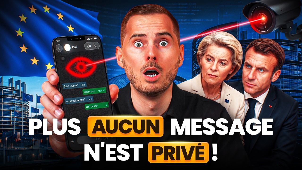 L'Europe vient de voter la FIN de votre vie priv&eacute;e !