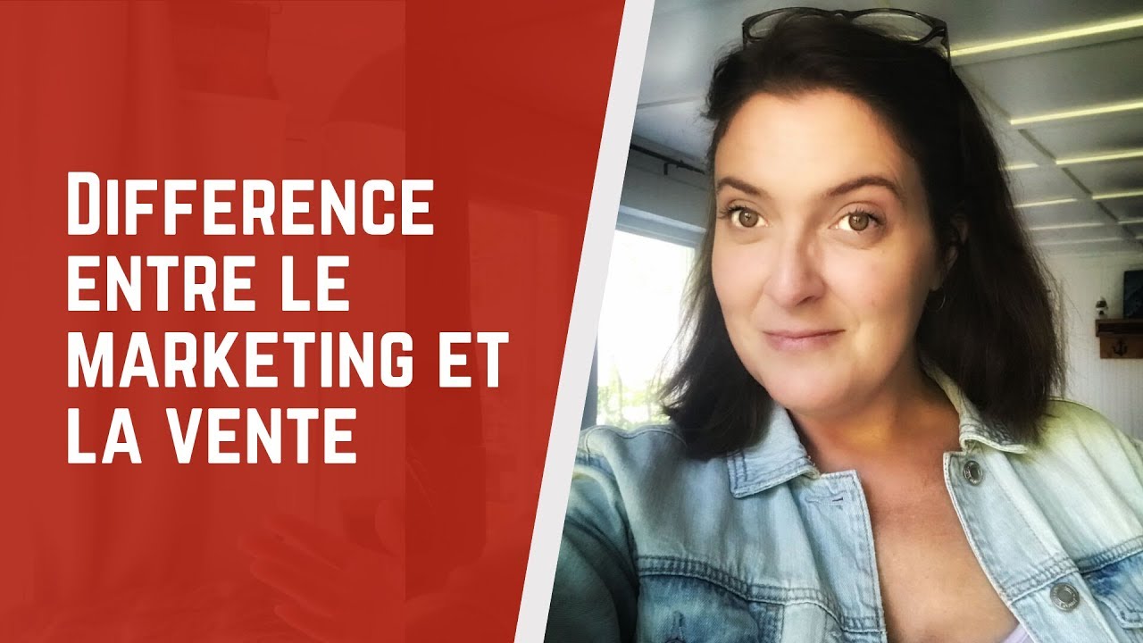 Différence entre le marketing et la vente