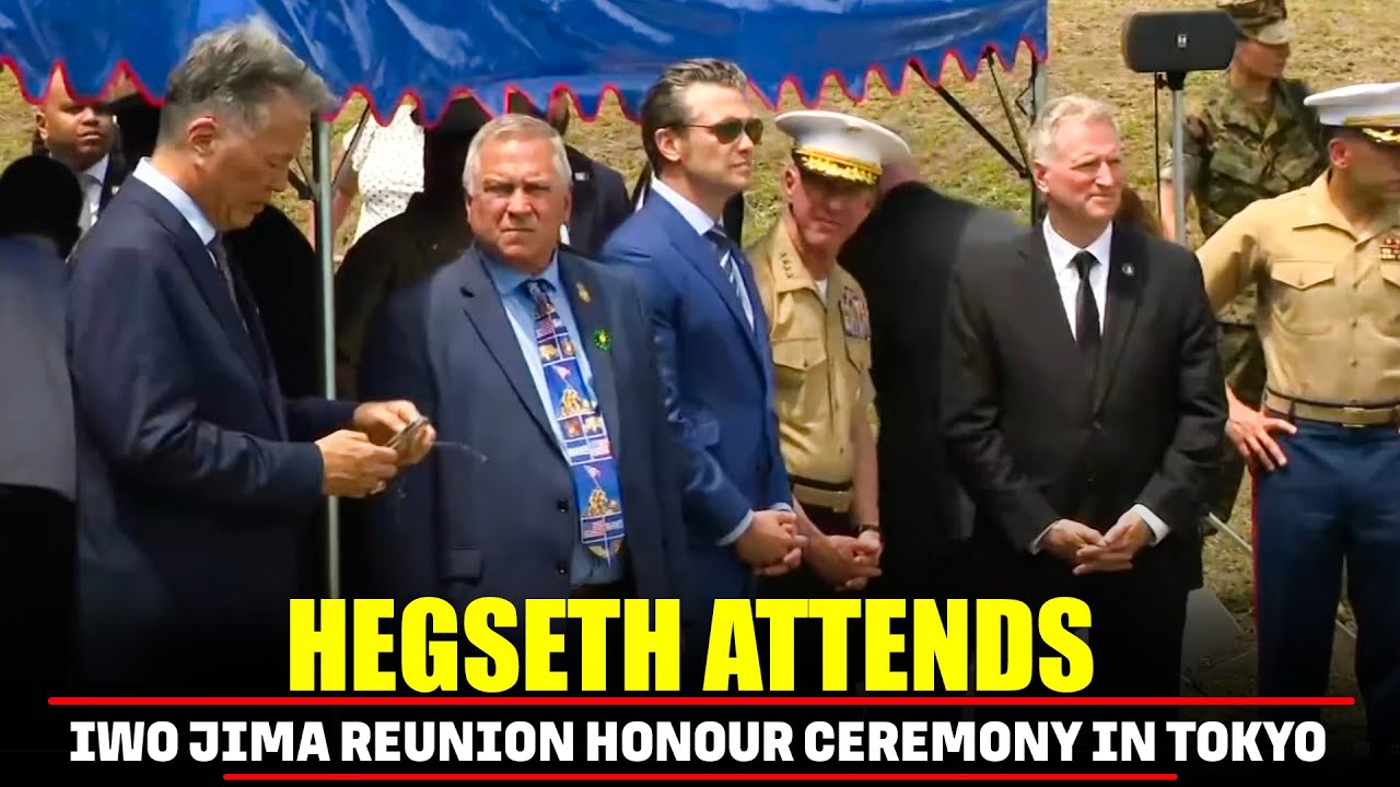 LIVE: US Defence secretary Hegseth attends Iwo Jima reunion honour ceremony in Tokyo