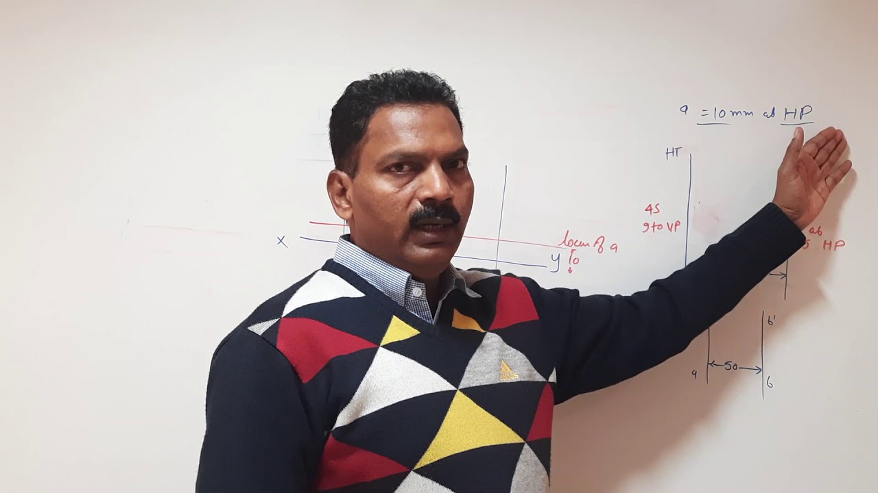Projection of Line When  HT & VT are given