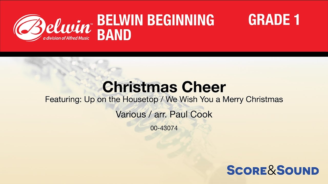 Christmas Cheer, arr. Paul Cook - Score & Sound