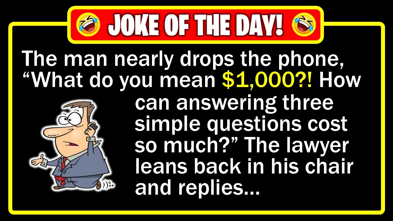 🤣 BEST JOKE OF THE DAY! - Three questions... one costs more than answer itself! | Daily Dad Jokes