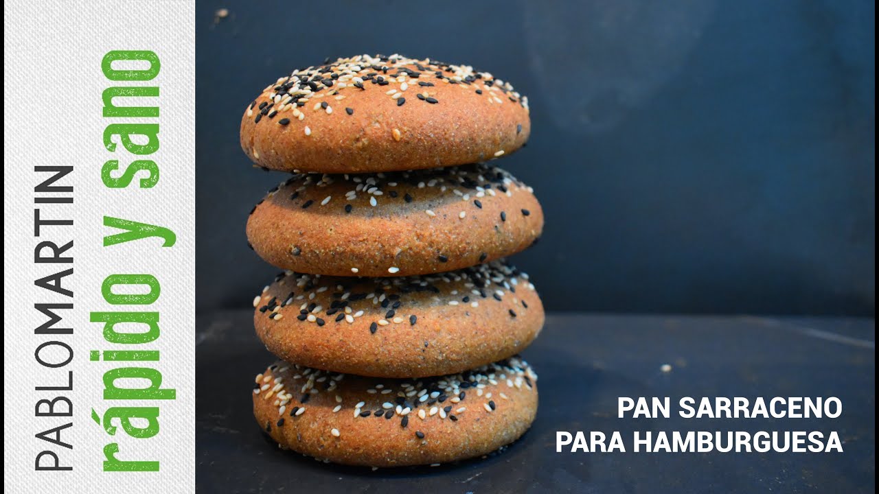 PAN PARA HAMBURGUESAS CON TRIGO SARRACENO