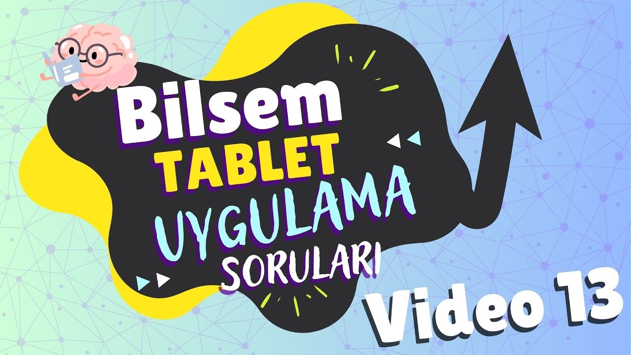 Bilsem Çözümlü Tablet Sınav Soruları - (Video 13)