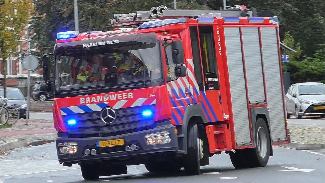 Brandweer Haarlem-West, Ambulances, Rapid Responder en Politie met spoed in Haarlem!