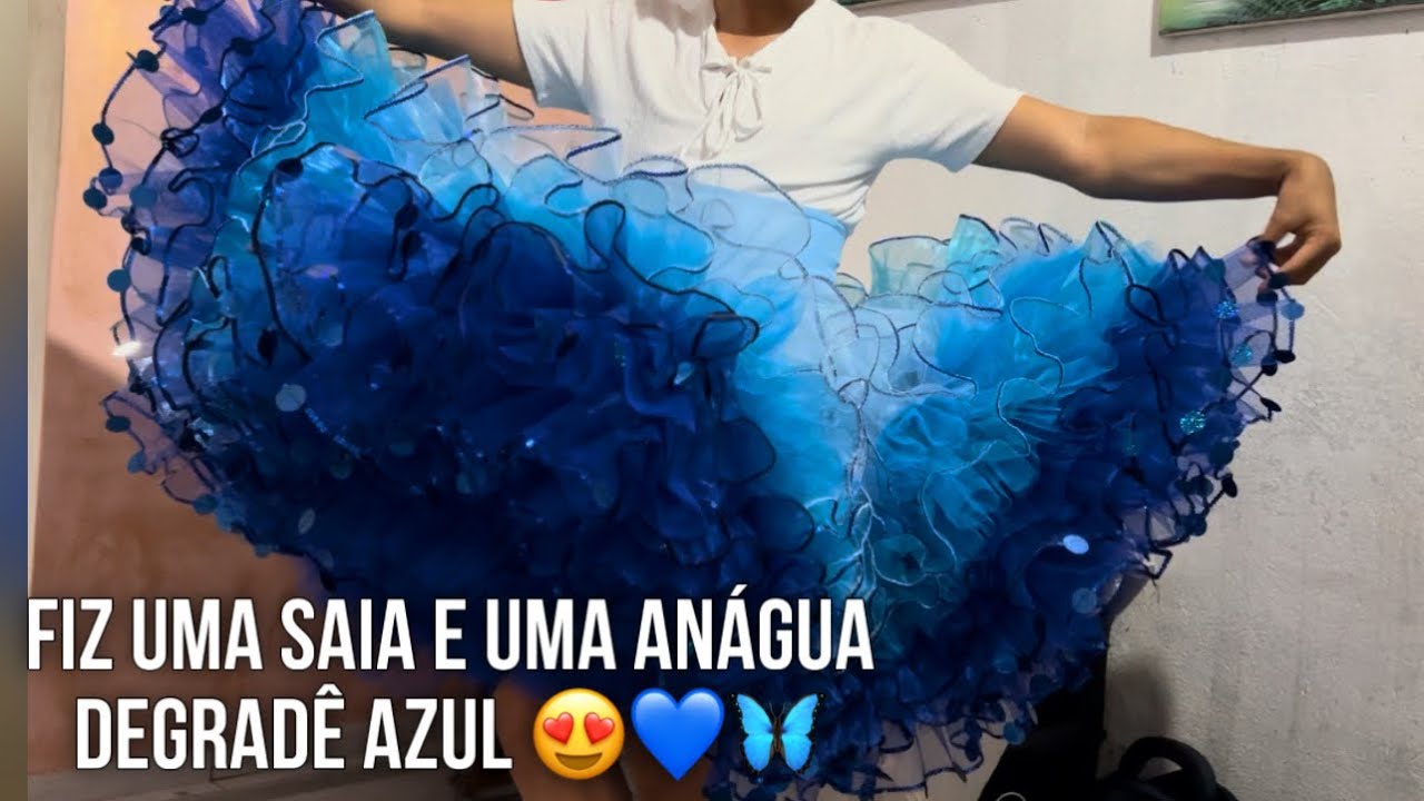 Como fazer uma saia e anágua junina