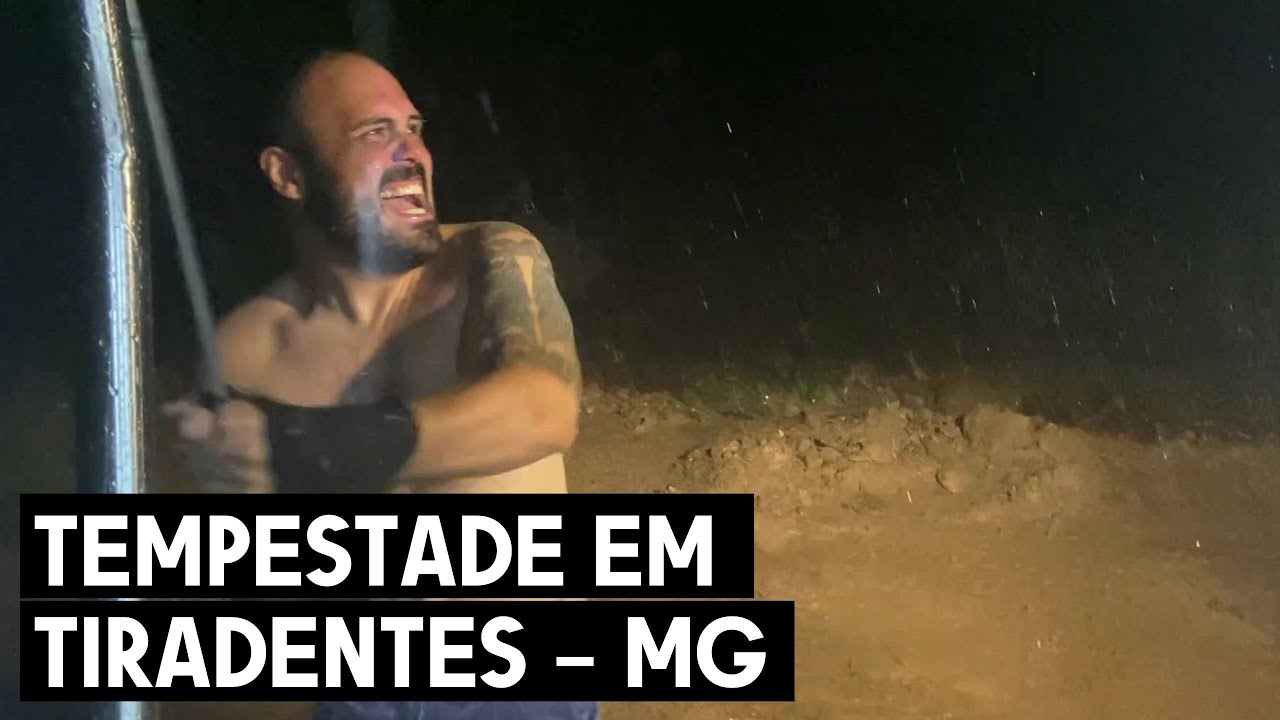 TEMPESTADE EM TIRADENTES - MG | Domi volta a CORRER depois de quase 2 anos | Vanlife