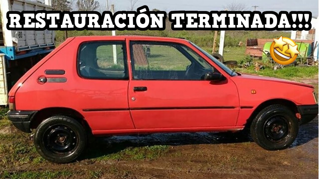 TERMINE el PEUGEOT 205, HECHO 100% EN CASA