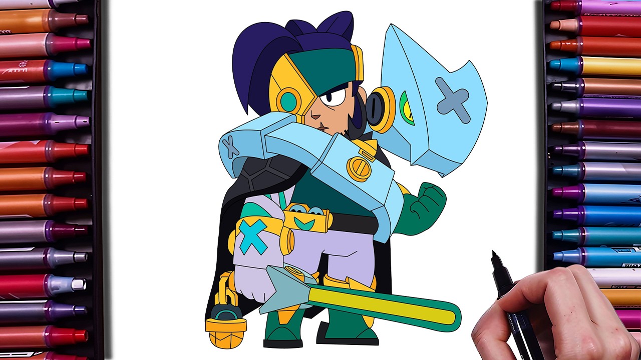 How to Draw Mamushi Kenji From Brawl Stars | Kenji New Skin | Starr Force