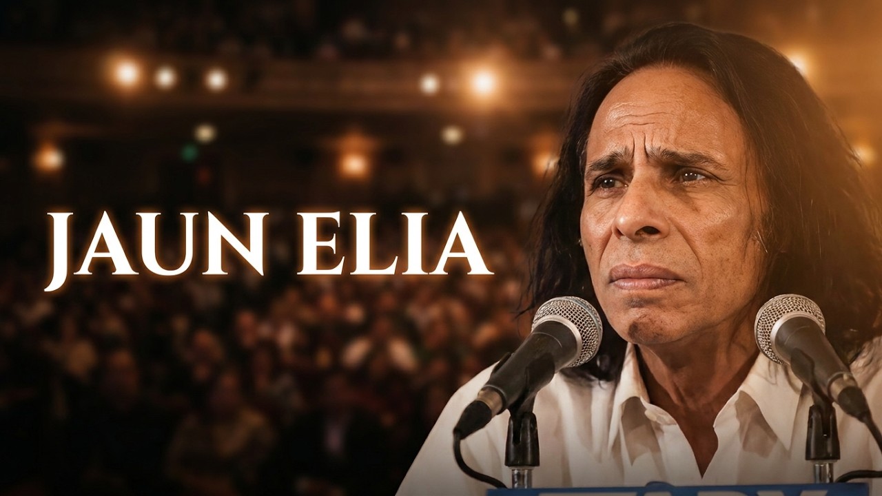 JAUN ELIA , MUSHAIRA, MIND BLOWING POETRY , SAD-ROMANTIC EMOSTIONAL ....