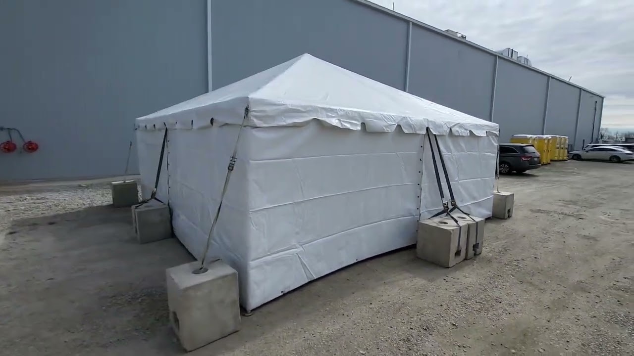 Jobsite Tent at Frito-lay in Frankfort