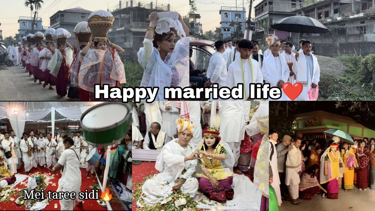 CHINGLEMBA WEDS SHYAMOLA❤️