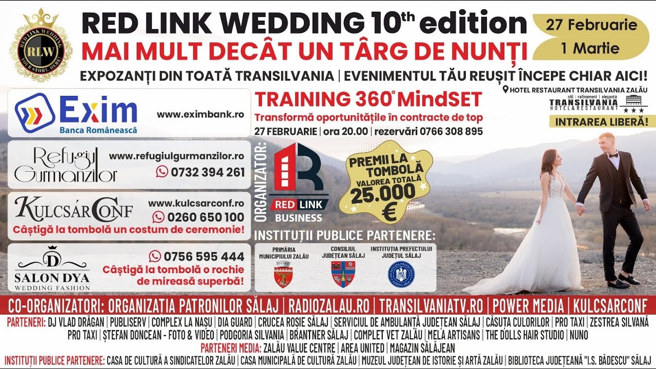 Tombola Sambata 28 februarie Red Link Wedding 