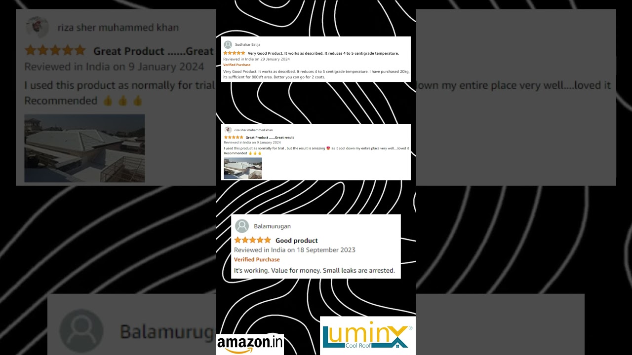 Beat the heat with LuminX: Cool Roof Paint 💯✨#shorts #reviews #amazon