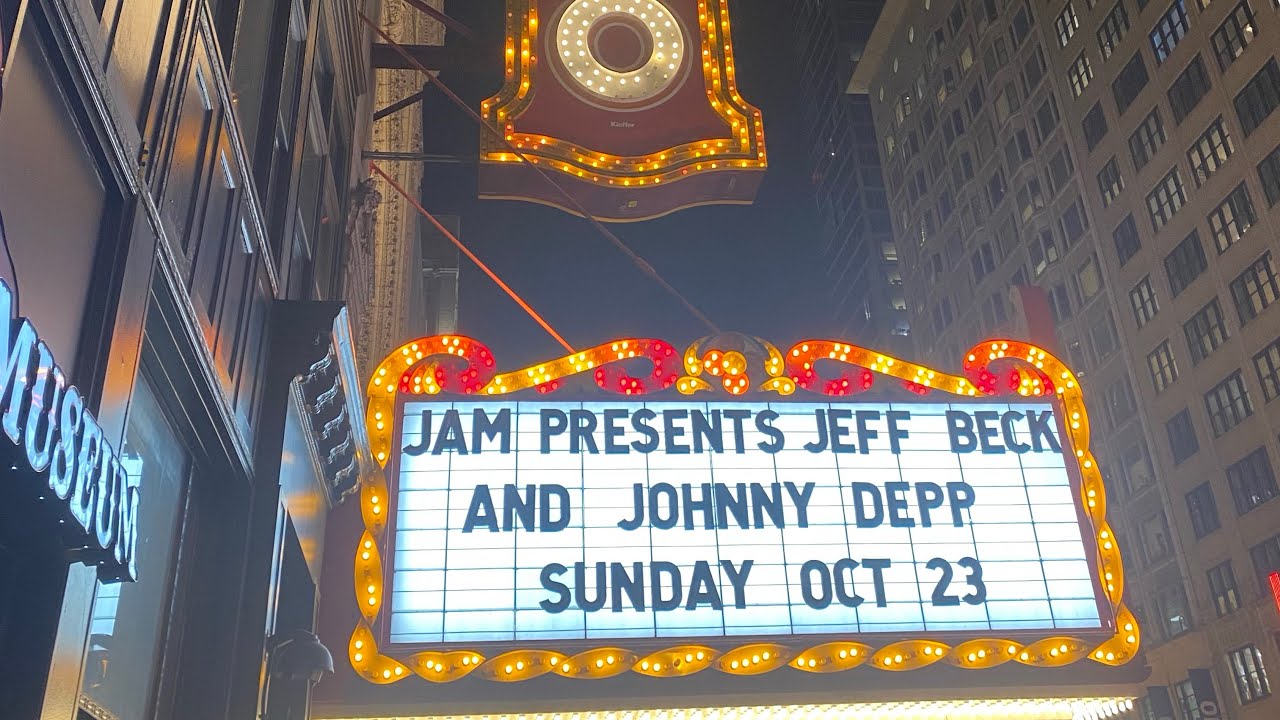Jeff Beck & Johnny Depp in Chicago! Venus in Furs. 10/23/2022