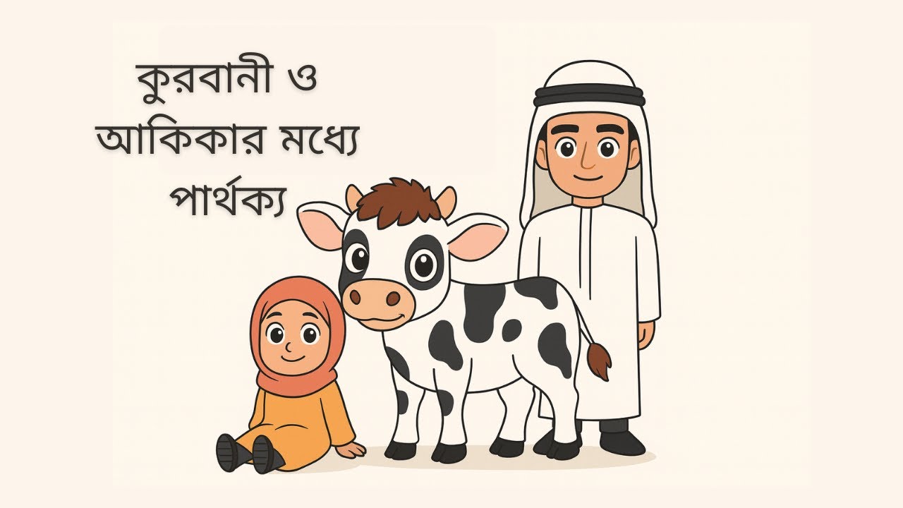 কুরবানী ও আকিকার মধ্যে পার্থক্য | Qurbani vs Aqiqah Difference | Islamic Education