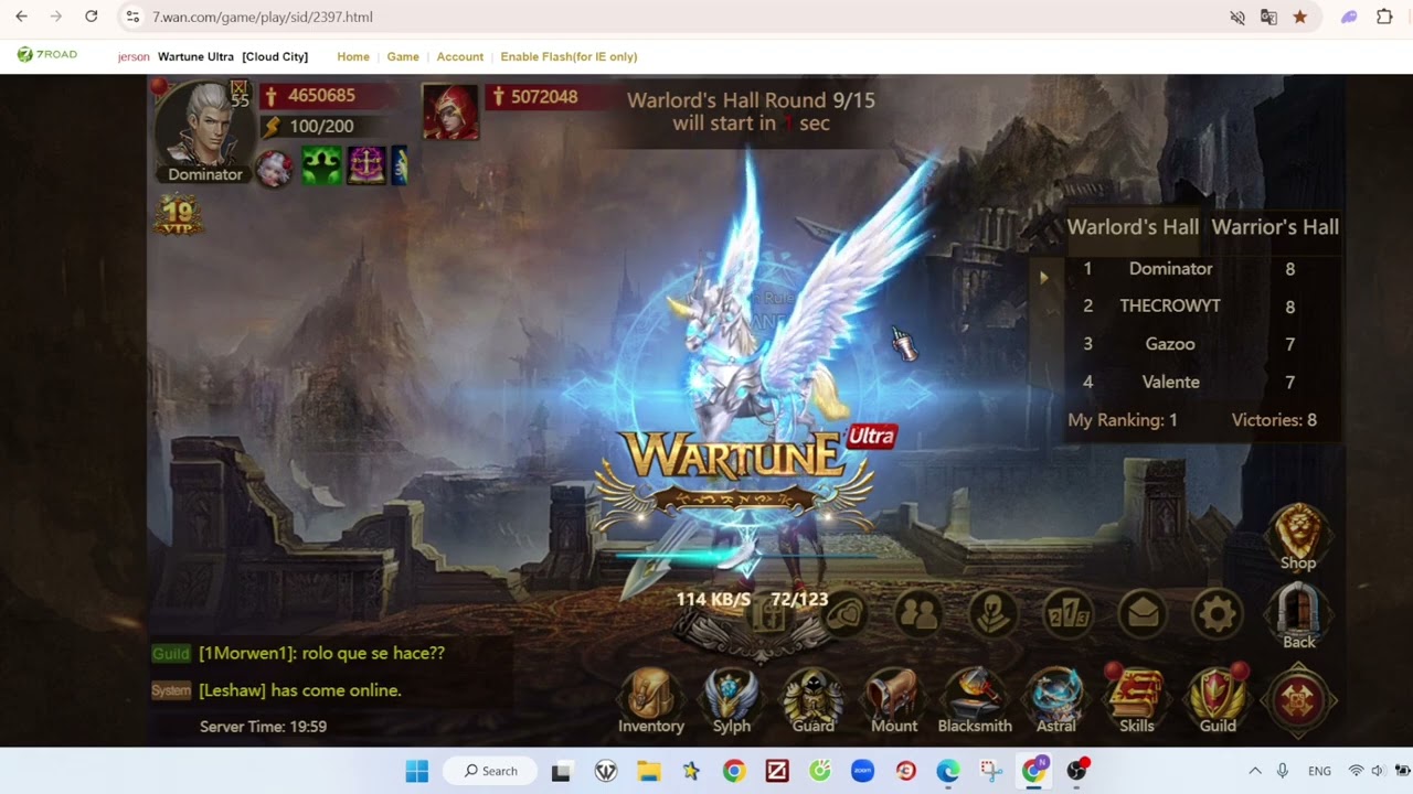 Wartune Ultra - Class War Final Day 26-01-2026 - Top 1 Knight Season 6 EST- Dominator s34