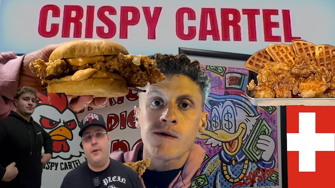 FINO IN SVIZZERA PER MANGIARE WAFFLE E POLLO FRITTO, PROVO CRISPY CARTEL DI@Big_gosha_16 A VIGANELLO