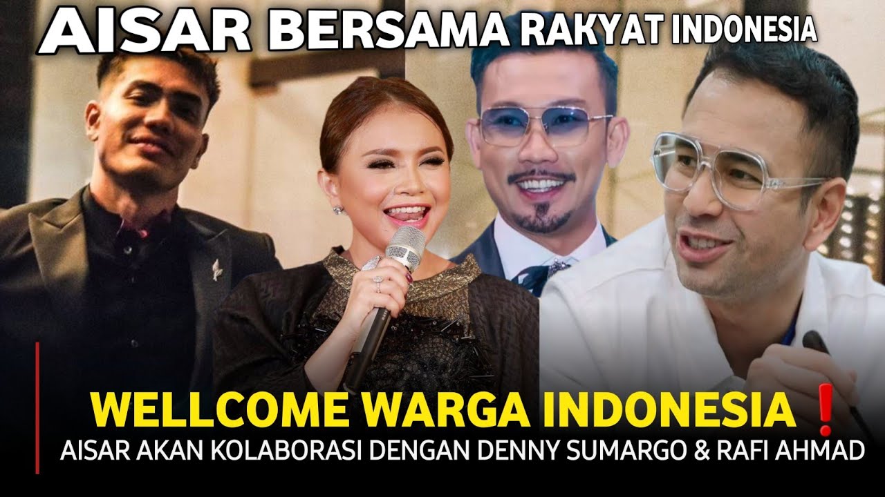 Yang dinantikan❗kembali Indonesia Aisar Khaled bakal Kolaborasi Dengan Denny sumargo dan Rafi Ahmad