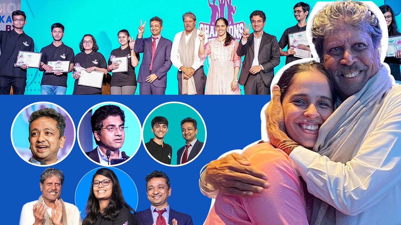 Celebrating JEE & NEET Champions 2022 with Kapil Dev, Saina Nehwal, Sayli Kamble & Mohd. Faiz
