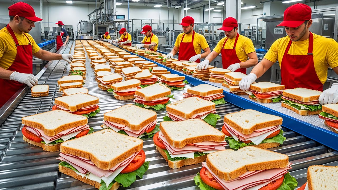 How It's Made: Pre-Packaged Sandwiches, Bagels, Bread for the Military