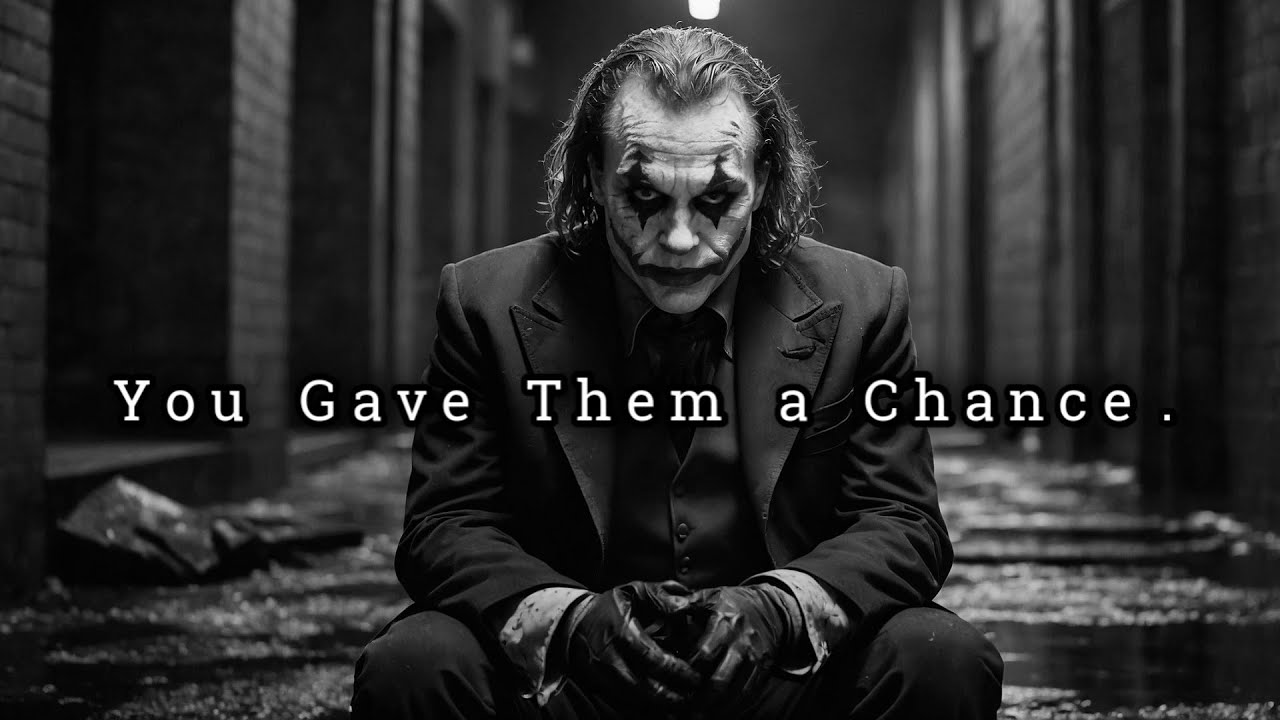 You Gave Them a Chance, and They Chose to Squander It