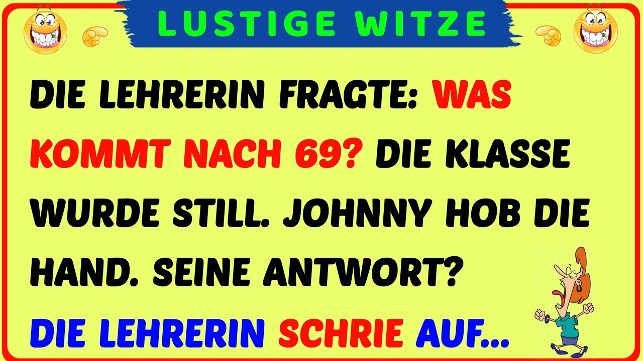 Bester Witz Des Tages! - Lehrerin bereute es, Johnny eine Frage zu stellen! | Täglich Witzige Videos