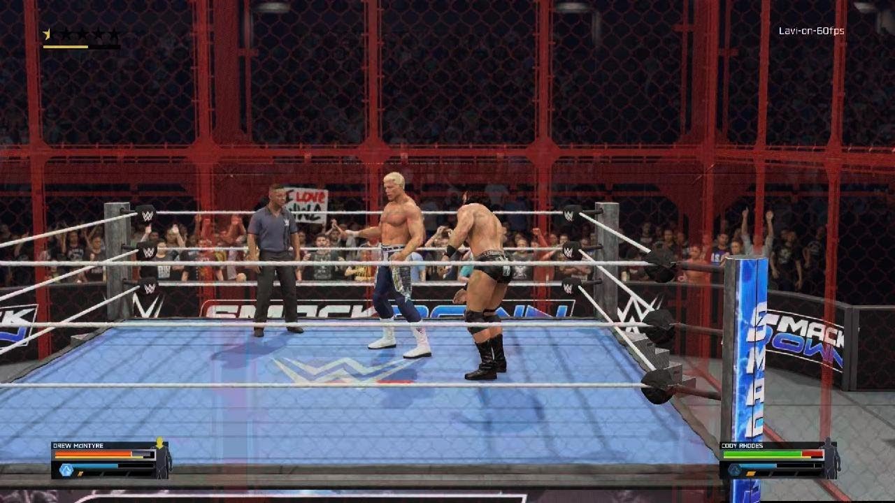 WWE 2K25 cody Rhodes vs Drew