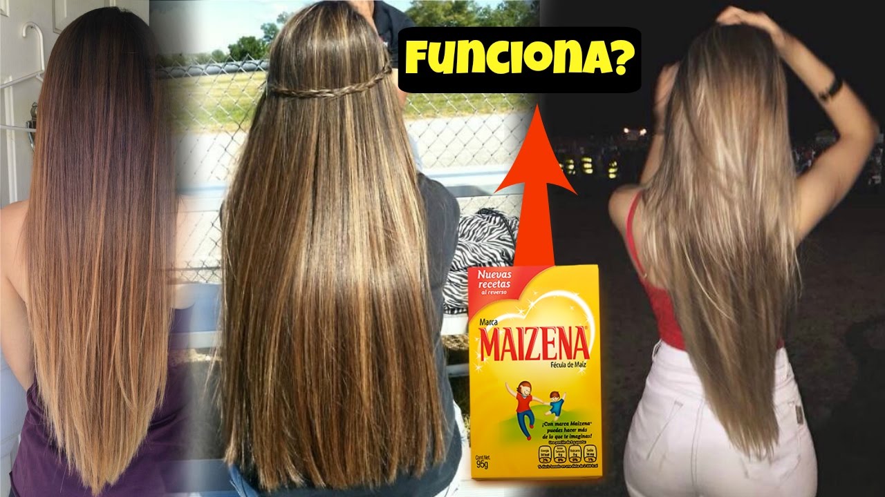 MAIZENA para ALISAR el CABELLO?! | Alisa tu pelo sin calor | Tutorial | Cómo alaciar el pelo | Tips