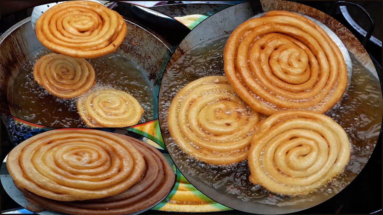 The Biggest Jalepi In The World || Shahi jilapi || Instant Crispy Jalebi Recipe