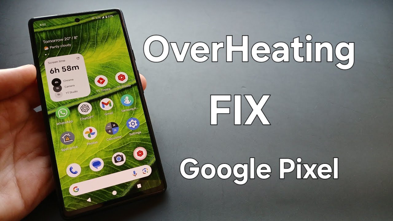 Перегрев Google Pixel? Простое решение для 8A, 8, 7A, 7, 6A, 6