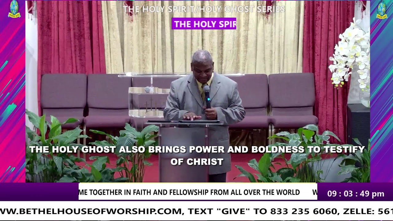 The Holy Spirit Working In Us PT 2