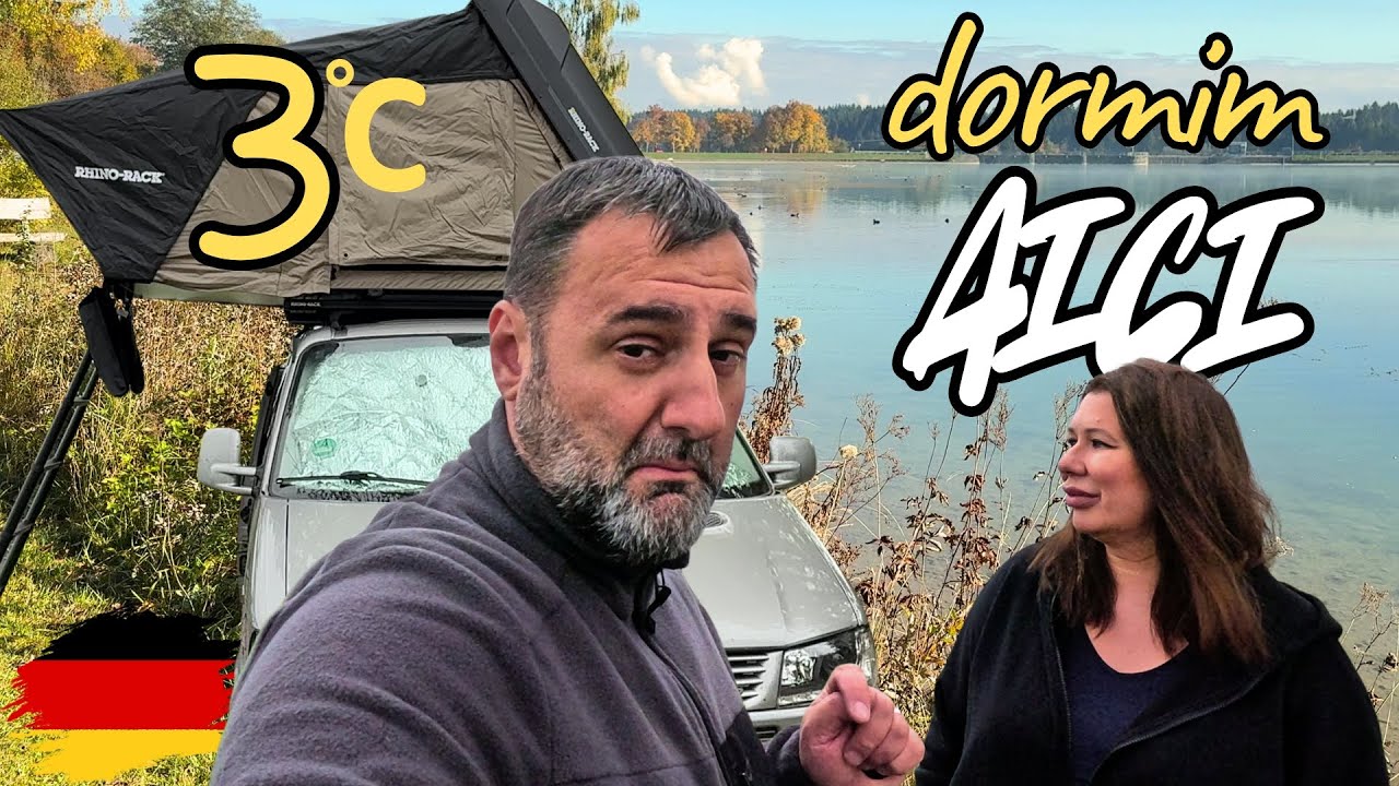 Testam CORTUL de pe mașina în Bavaria. Dormim prima noapte la doar 3°C