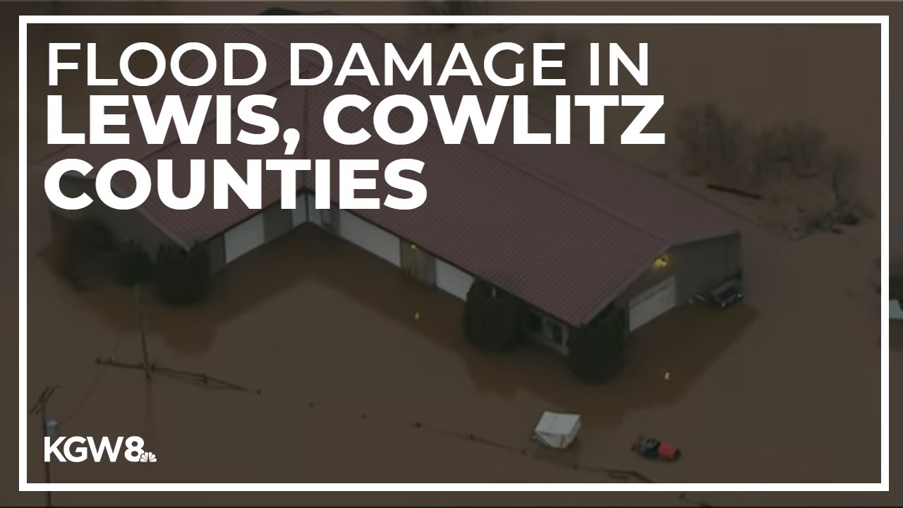 Flooding and landslides wreak havoc on Lewis, Cowlitz counties