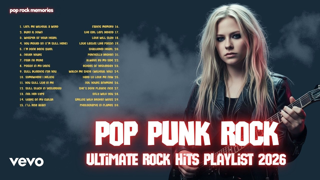 Best 2000s Pop Punk  Rock Songs – Ultimate Rock Hits Playlist 2026