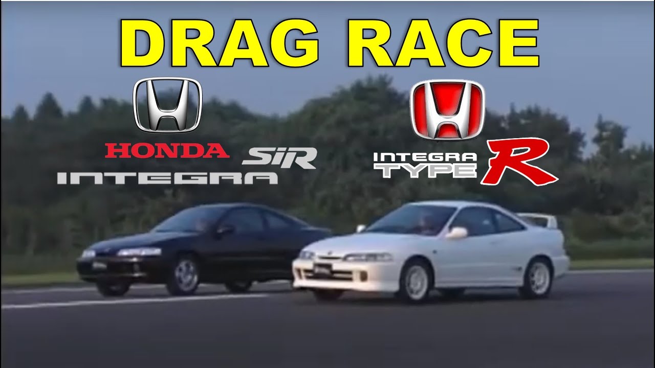 [ENG CC] Drag Race #95 | Honda Integra SiR vs Honda Integra Type R