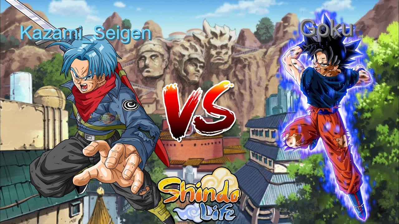 Kazami Seigen vs Goku | PvP in Shindo life#41