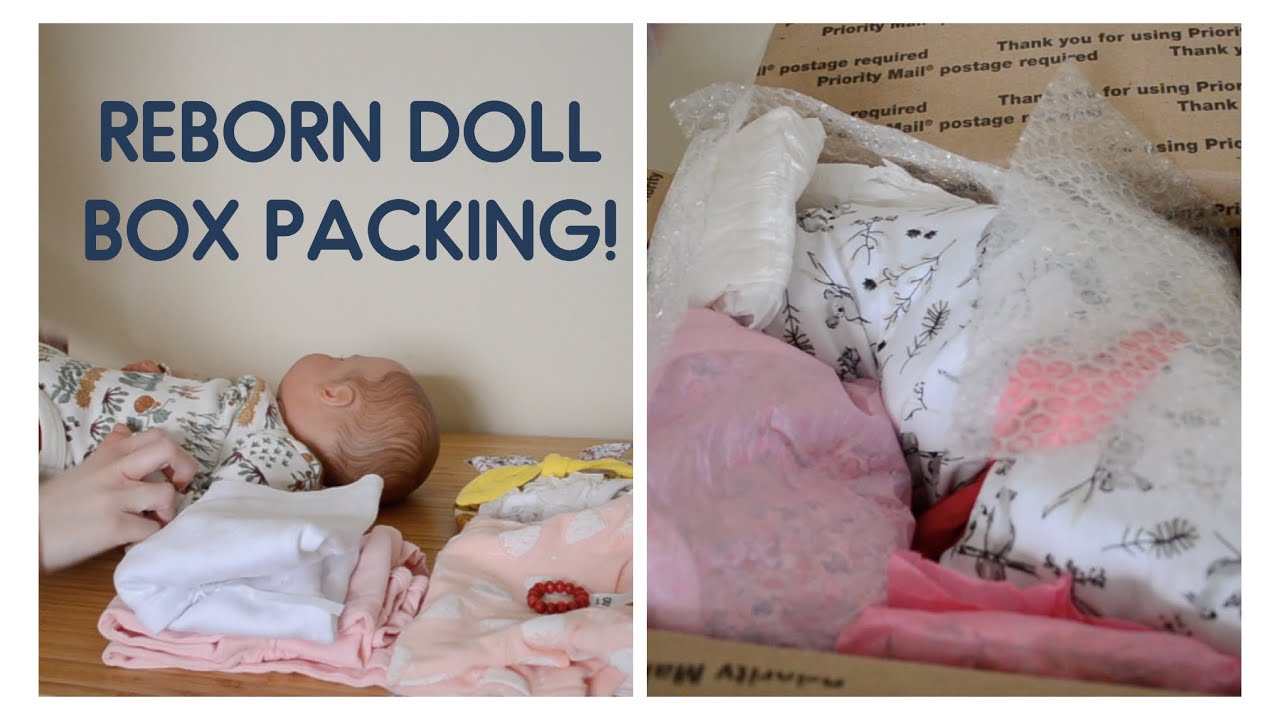 Reborn doll box packing!