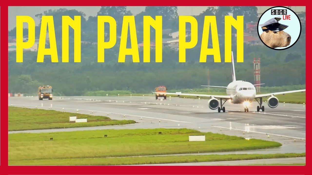 Durante Chuva A320 Declara Pan Pan e faz pouso de urgência em Guarulhos